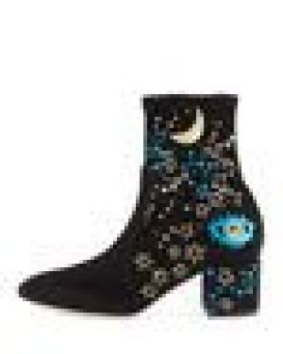 Astro Couture 100mm Suede Bootie