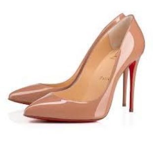Christian Louboutin Pigalle Follies Nude Pumps Size 35.5 New