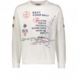 Crew Neck Fleece Marine