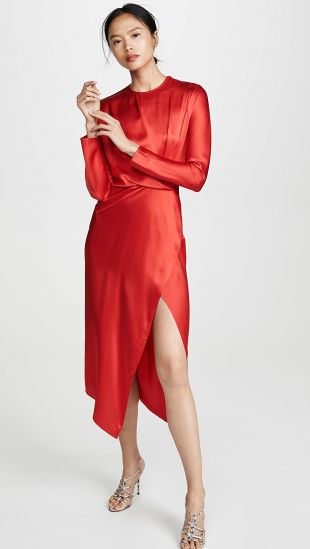 Red Midi Dress