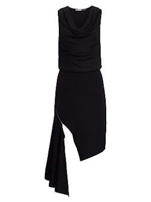 Black Cowlneck Dress