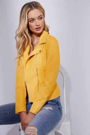 Only Faux leather Biker Jacket