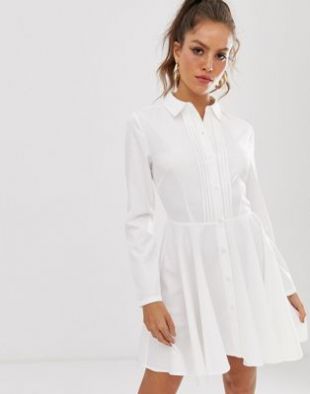 Unique21 - Robe chemise plissée sur le devant | ASOS