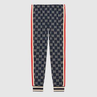 GG jacquard track bottoms