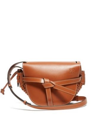 Gate Small Woven-leather Cross-body Bag