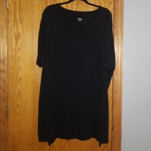 Solid Black Long Tee