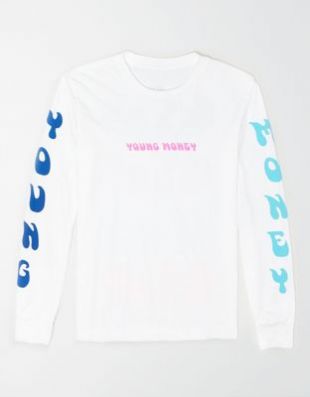 Young Money Long Sleeve Graphic T Shirt