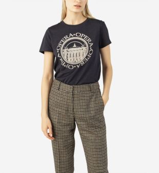 T-shirt droit en coton motif opéra - Pablo - Galeries Lafayette
