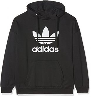 Adidas - Adidas - Trefoil Sweat-Shirt Ã  Capuche - Femme - Rouge - FR: 42 (40 EU)