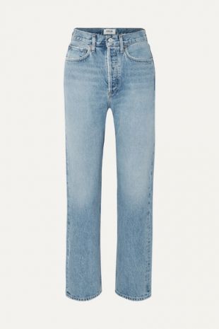 '90s Mid Rise Straight Leg Jeans