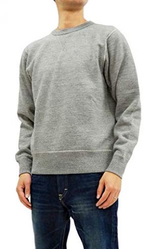 Buzz rickson's Plain Sweatshirt Men's Slim fit Loop-Wheeled Vintage Style BR65622 Heather Gray Japan M (US S/UK 36)