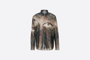 Technical mesh shirt, DIOR AND RAYMOND PETTIBON print - Ready-to-Wear - Men's Fashion | DIOR