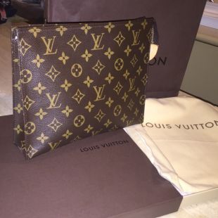 Louis Vuitton Toiletry Pouch 26 of Katerina Themis on the Instagram account  @katerina_themis