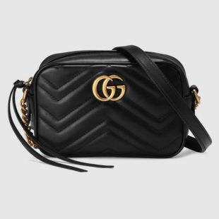Gucci Gg Marmont Matelassé Mini Bag of Katerina Themis on the Instagram  account @katerina_themis