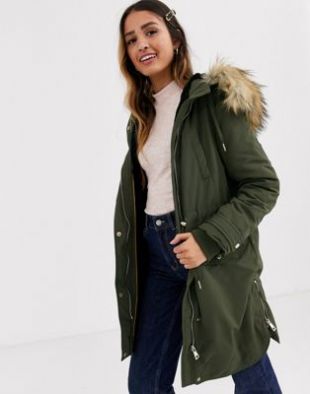 Parka longue - Kaki