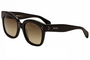 Celine - Celine 41805/S Sunglasses-0807 Black (HA Brown Gradient Lens)-54mm