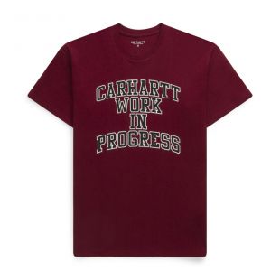 Carhartt WIP S/S WIP Division T-Shirt Bordeaux | walkoflove.com