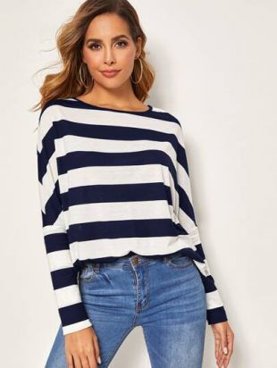 T-shirt à rayures