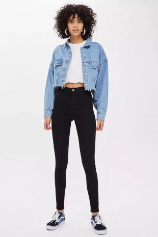 Topshop - Black Joni Jeans