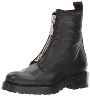 FRYE Women's Julie Front Zip Combat Boot
