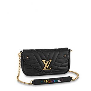 Louis Vuitton Handtasche mit Kette, Schwarz (schwarz), Einheitsgröße