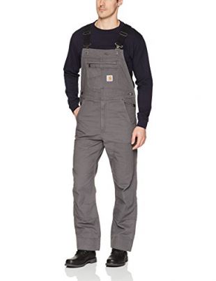 Carhartt Mens Rugged Cotton Spandex Flex Rigby Bib Overalls