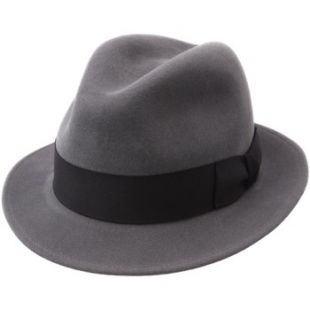 Bailey Of Hollywood   Chapeau feutre Bogan gris