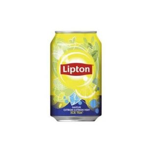 24 Canettes de Lipton Ice Tea Citron Vert 24 x 33 CL