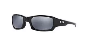 OO9238 FIVES SQUARED Sunglasses + Vision Group Accessories Bundle (Polished Black/Black Iridium Polarized(923806), mens