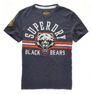 Superdry Black Bears T shirts  TAILLE XS