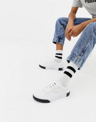 Puma - Cali - Baskets - Blanc et noir | ASOS