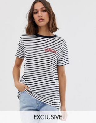 Whistles - Amour - T-shirt à rayures style marinière en exclusivité | ASOS