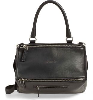 Medium Pandora Sugar Leather Satchel