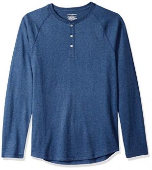 Blue Seven Herren Henley-Langarmshirt T-Shirt Homme