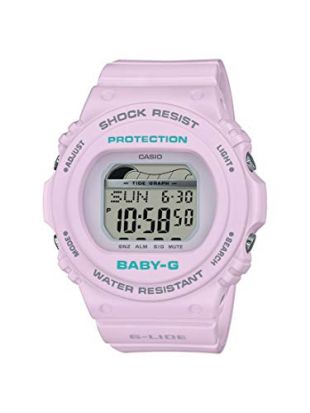 BABY-G Damen Digital Quarz Uhr mit Harz Armband BLX-560-3ER
