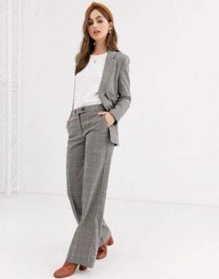 Pimkie - Pantalon large à carreaux boutonné devant | ASOS