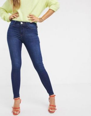 River Island - Molly - Jean à délavage foncé | ASOS