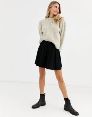 ASOS DESIGN - Mini-jupe avec plis creux | ASOS
