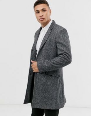 Pardessus en jersey - Gris foncé