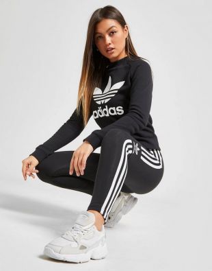 Adidas Originals 3-Stripes Trefoil Crew Sweatshirt