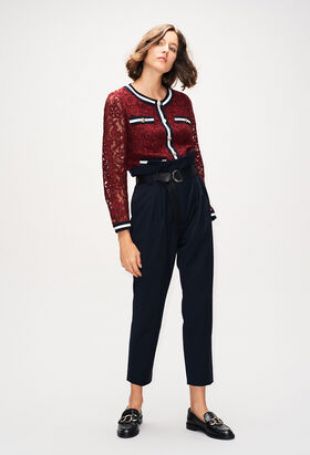 Veste courte en dentelle