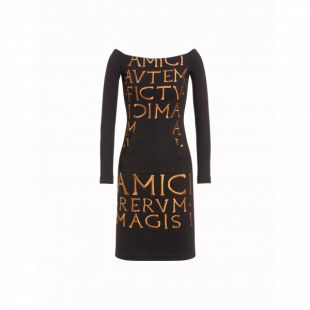 Roman Embroidery Interlock jersey dress