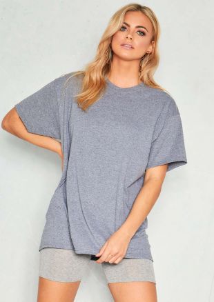 Grey Oversized T-Shirt