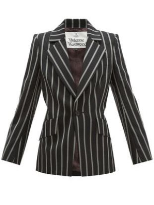 Lou Lou single-breasted Striped Jacket