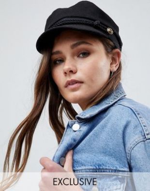 My Accessories - London - Exclusivité - Casquette gavroche - Noir | ASOS