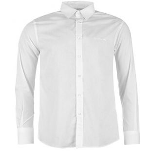 Pierre Cardin - Camisa de Manga Larga para Hombre Blanco XL