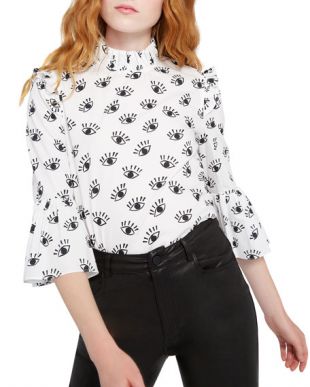 Henrietta Ruffled Boxy Blouse