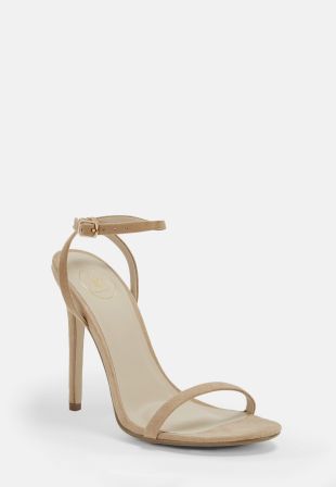 Nude barely there heels