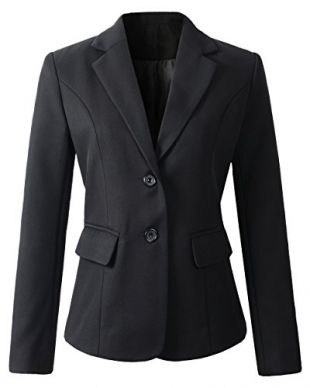 Benibos Womens Formal 2 Button Blazer Jacket