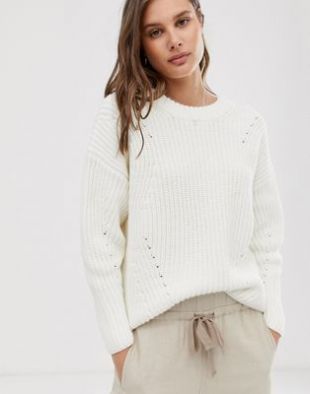 Selected Femme - Pull côtelé à encolure ronde | ASOS